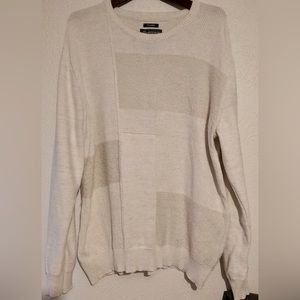 Retro Sweater in a smooth cream color.